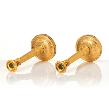 A pair of Russian Empire candlesticks.