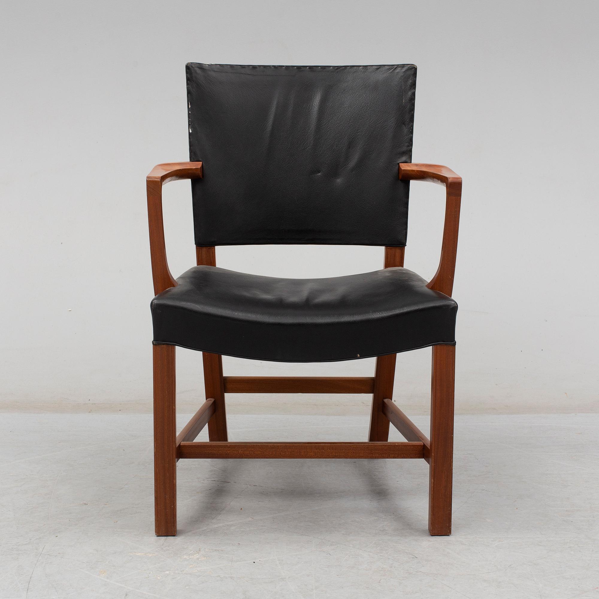 A 'model 3758A' armchair by Kaare Klint, Rud. Rasmussens snedkerier, Denmark.