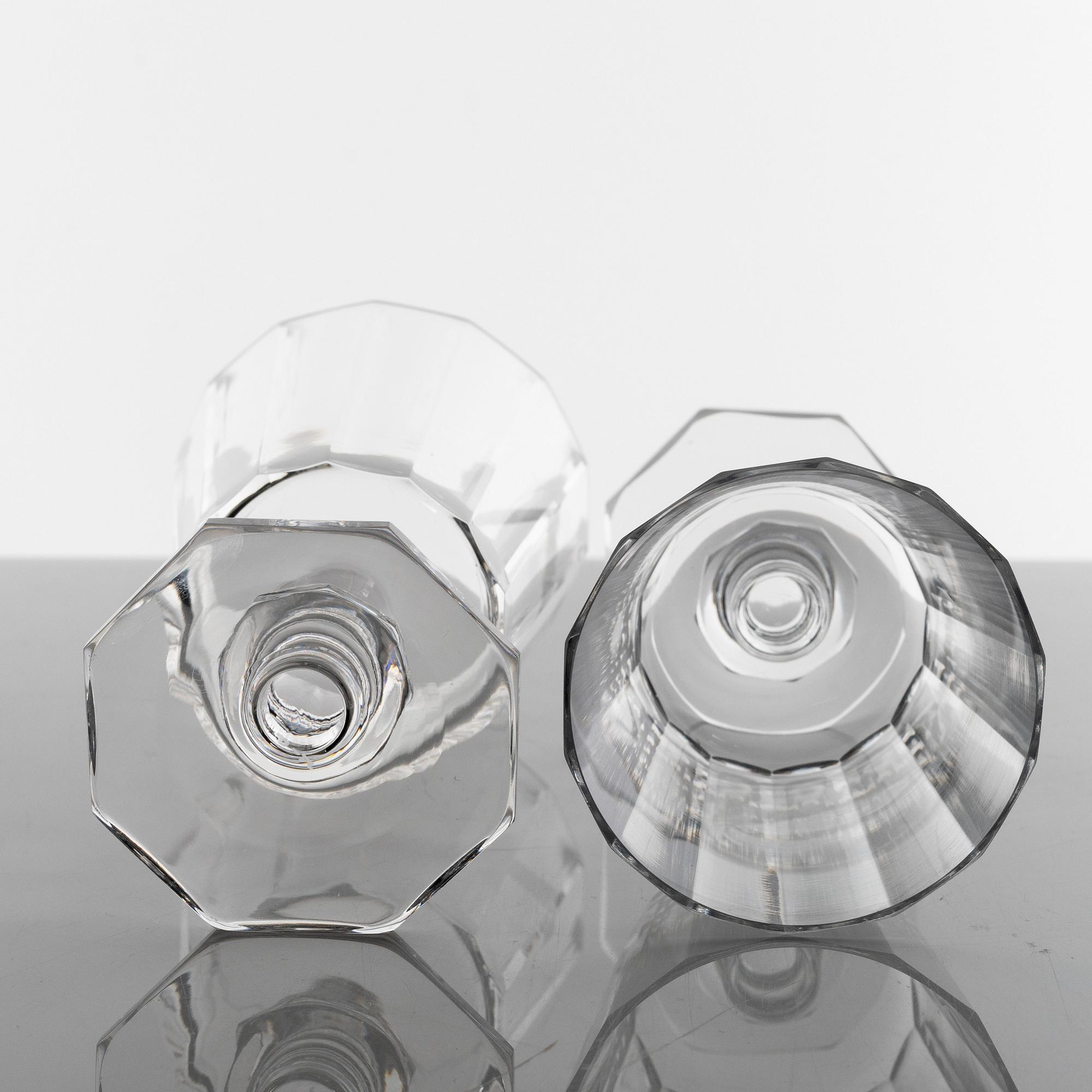 Elis Bergh, glasservis, 53 delar ”Karlberg”, Kosta.