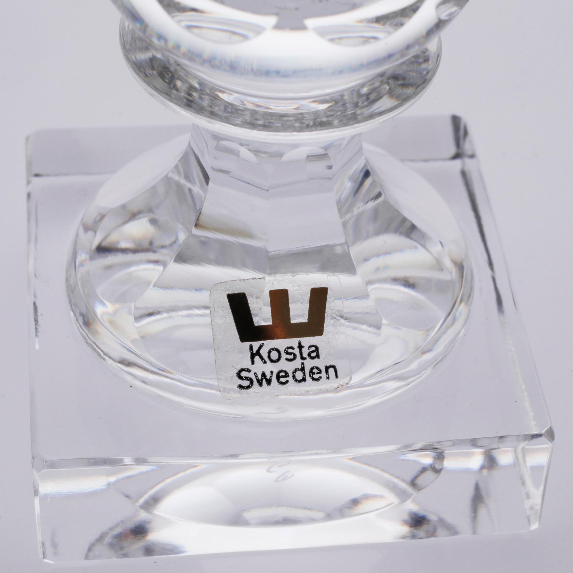 GLASSERVIS, 78 delar, "Kent", Elis Bergh, Kosta Boda, 1900-talets mitt.