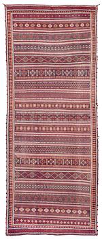 1173. SEMI-ANTIQUE JAMSHIDI FLAT WEAVE.