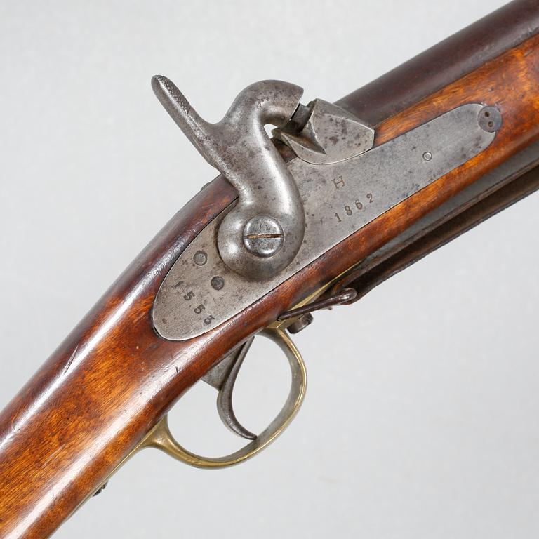 A percussion rifle for the swedish army, m/1860.