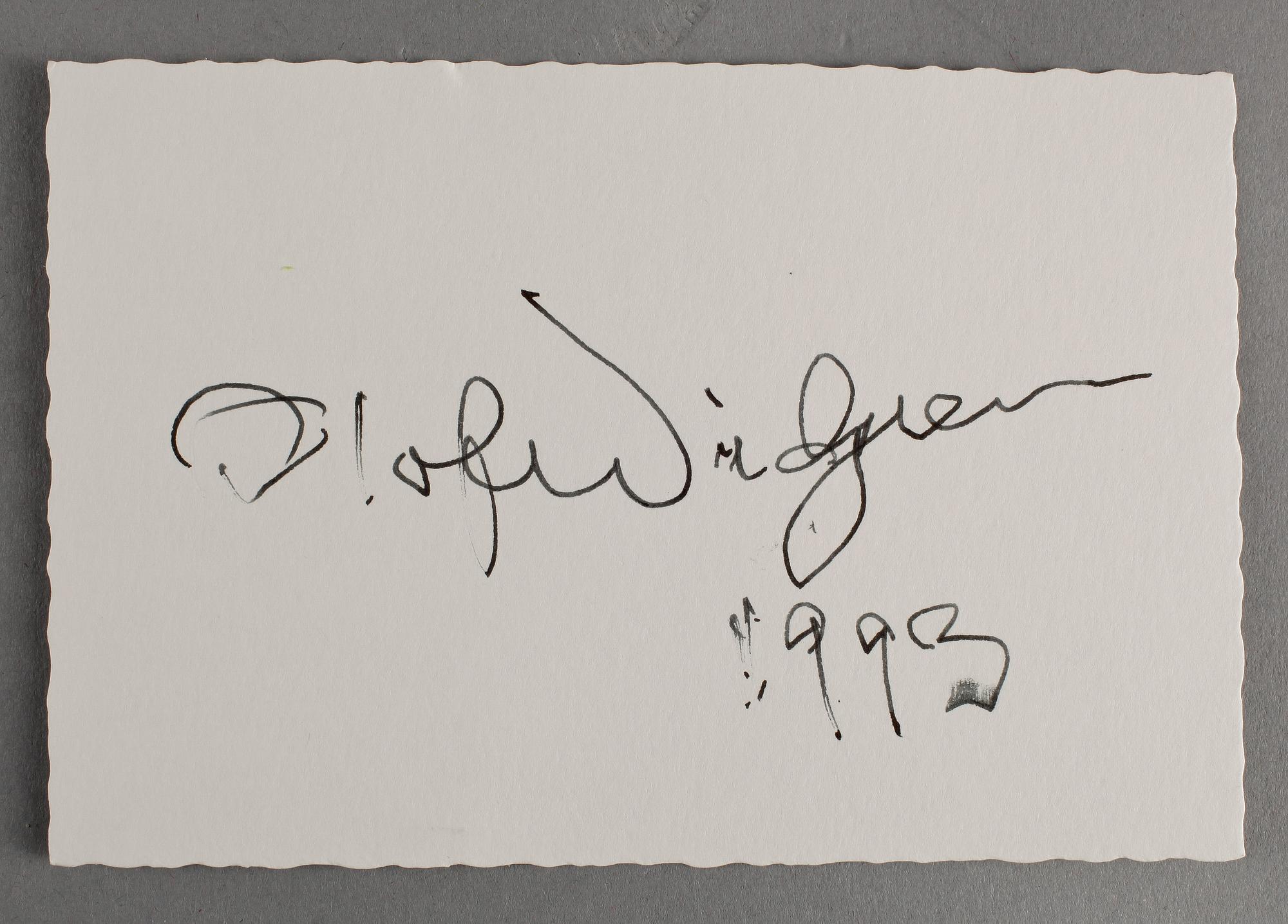 PARTI BLANDADE AUTOGRAFER, ca 250 st, bla Ulf Lundell, Nanna Svartz, Tore Wretman, Barbara Cartland, egenhändiga.