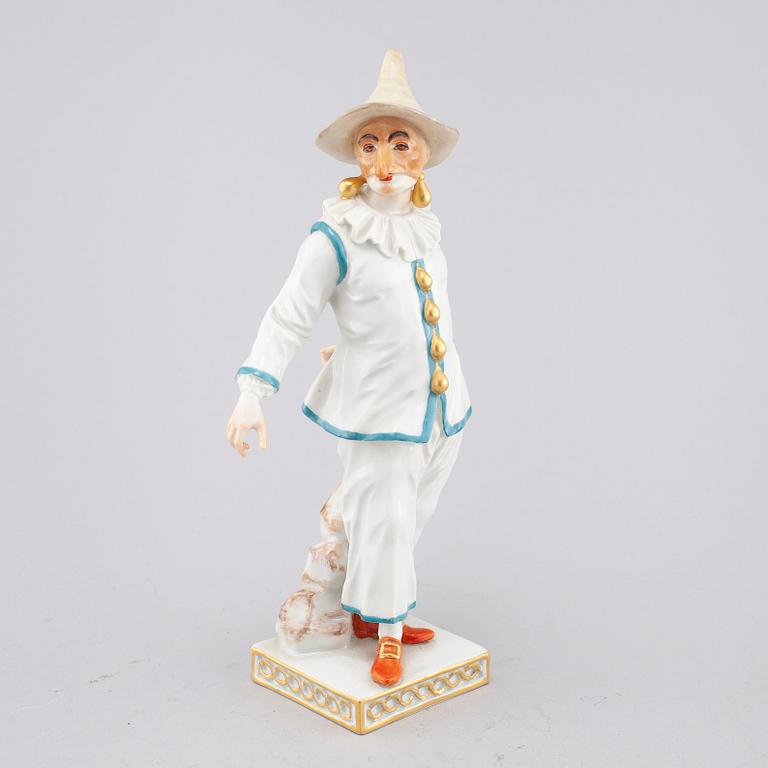 A porcelain figurine by Meissen during the 20th century.