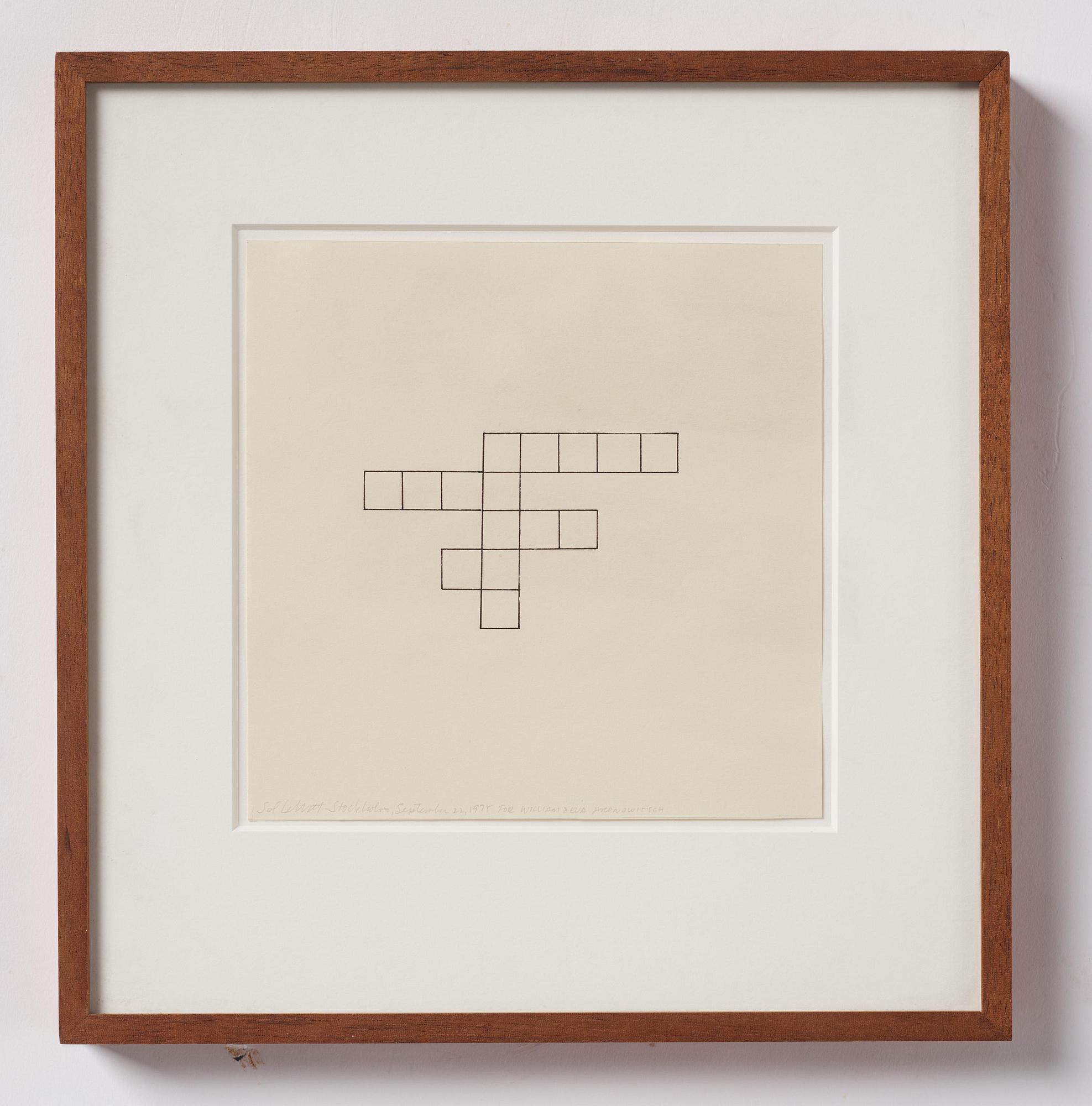 Sol LeWitt, Utan titel.