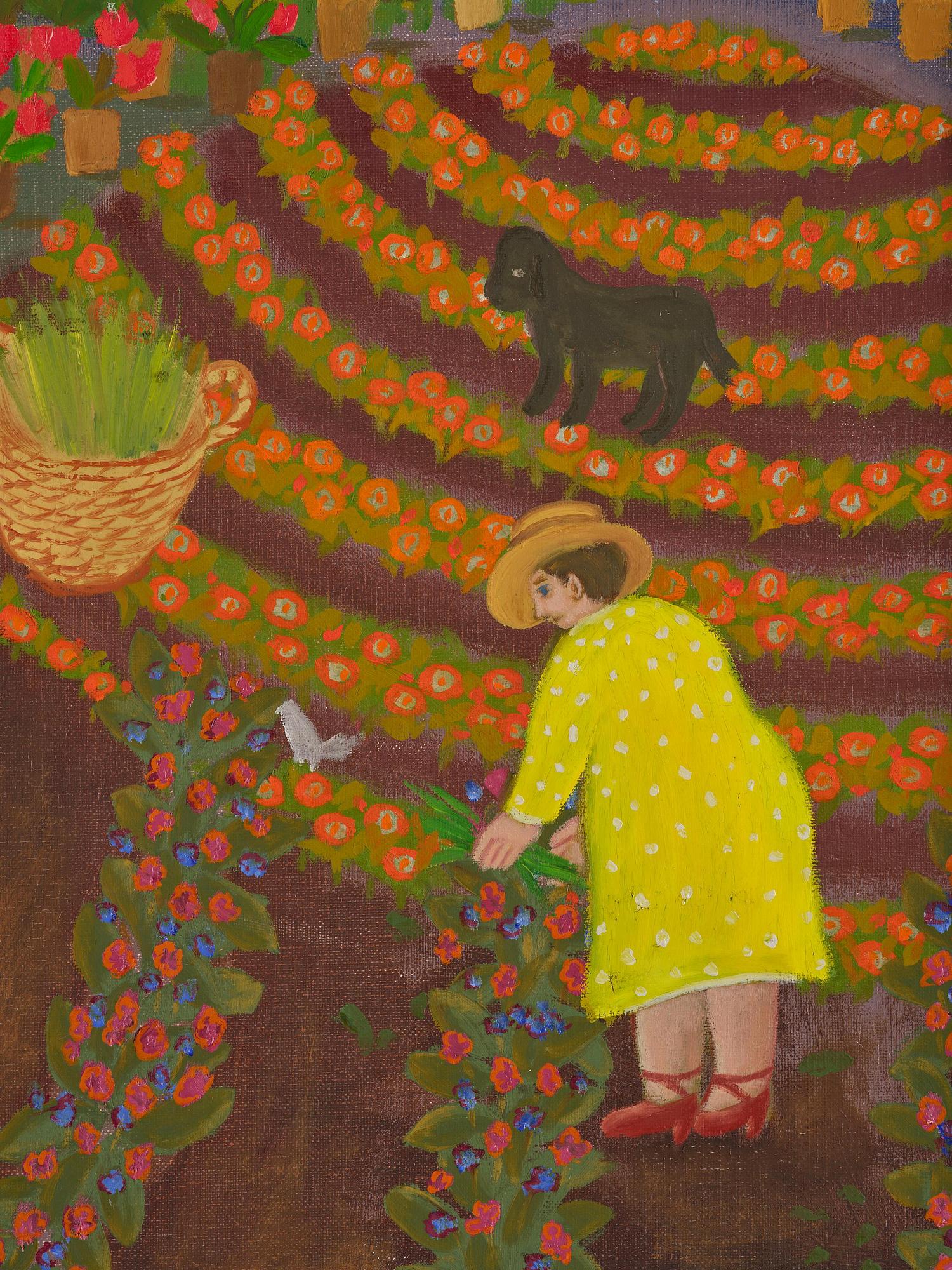 Lennart Jirlow, By the flower fields.