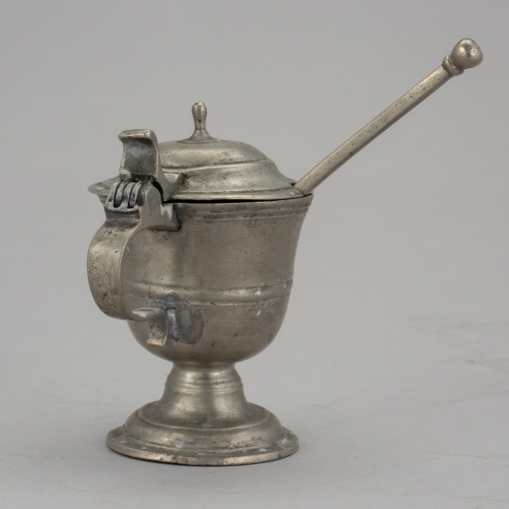 SENAPSKANNA, tenn, 17/1800-tal.