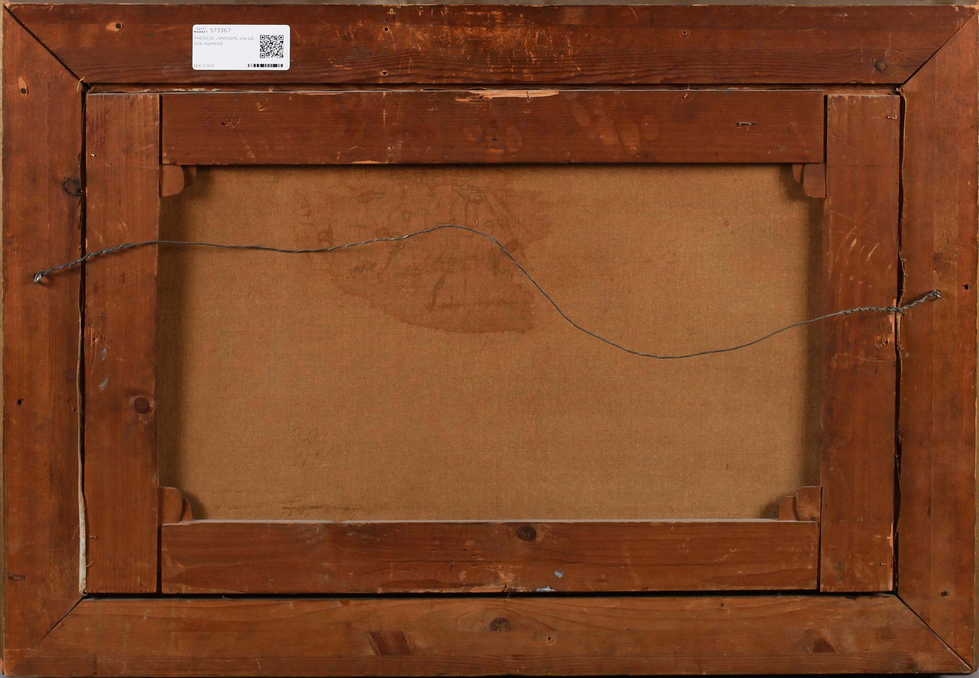 THERESE JANSSON, olja på duk, signerad.