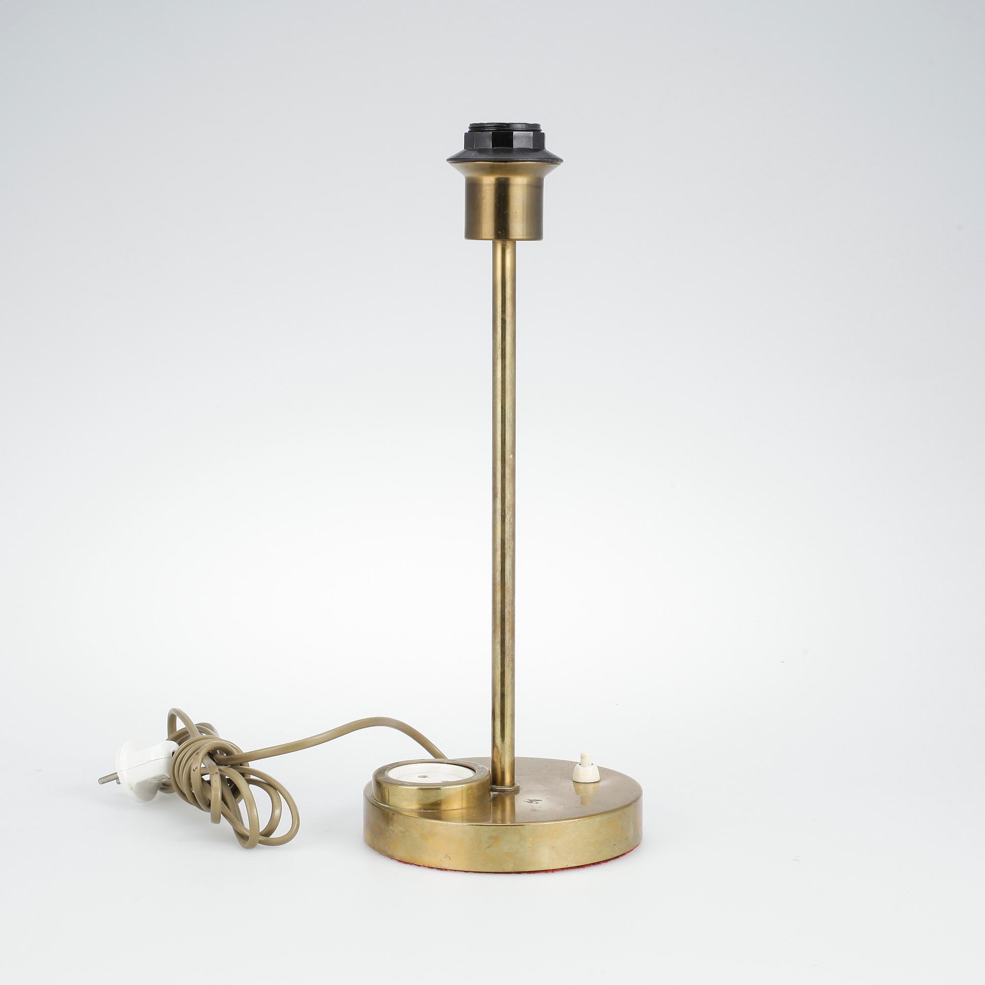 BORDSLAMPA, 1900-talets mitt.