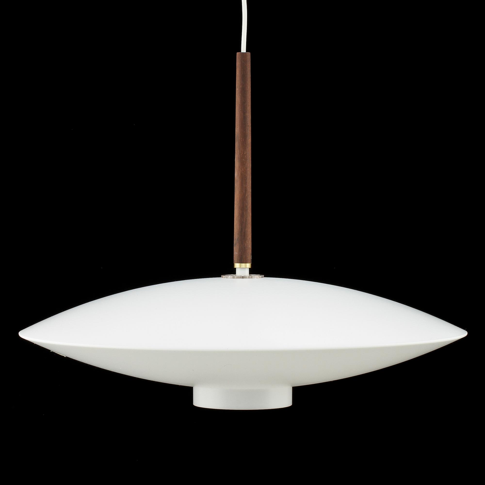 TAKLAMPA, "Discus", Uno och Östen Kristiansson, Luxus, 1900-talets andra hälft, diam 55.