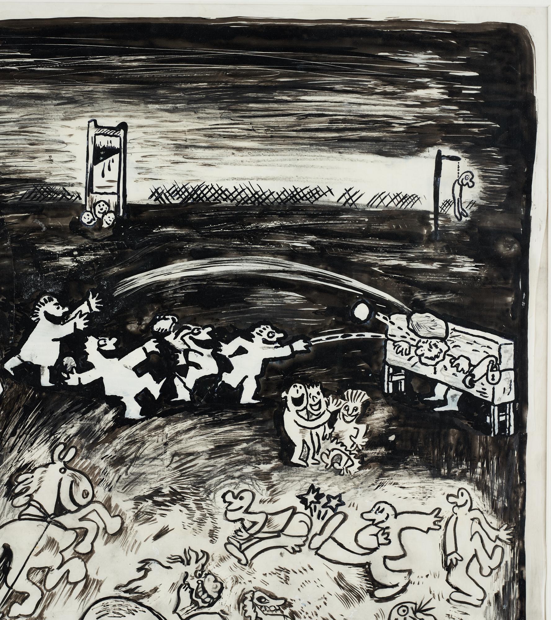 Lars Hillersberg, ink, signed Hillersberg.