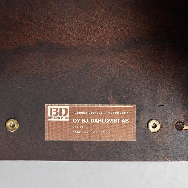 A pair of easy chairs by OY BJ Dahlqvist AB BD Furniture, Jakobstad, Finland.