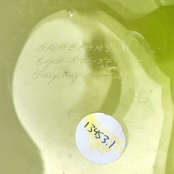 Ingeborg Lundin, vas, "Äpplet", Orrefors.