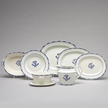 WILHELM KÅGE, a part dinner 'Holland' creamware service, for Rörstrand (30 pieces).