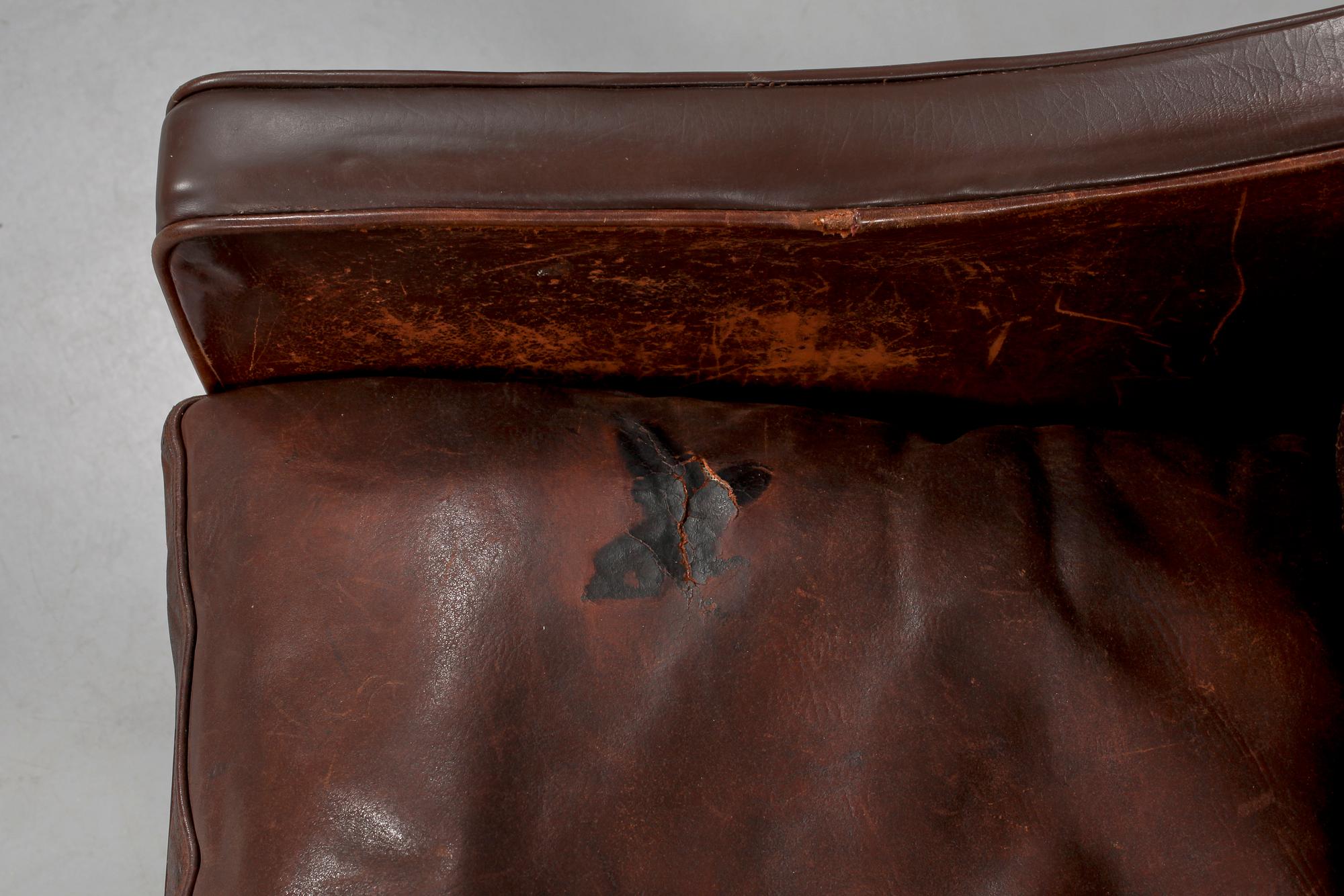 FÅTÖLJER, ett par, Börge Mogensen, Fredericia Stolefabrik, 1900-talets andra hälft.