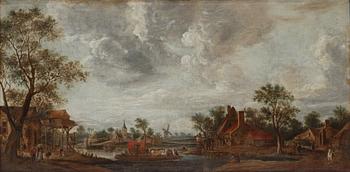 ESAIAS VAN DE VELDE, hans efterföljd, Olja på duk, bär signatur A van der Velde och daterad 1657.