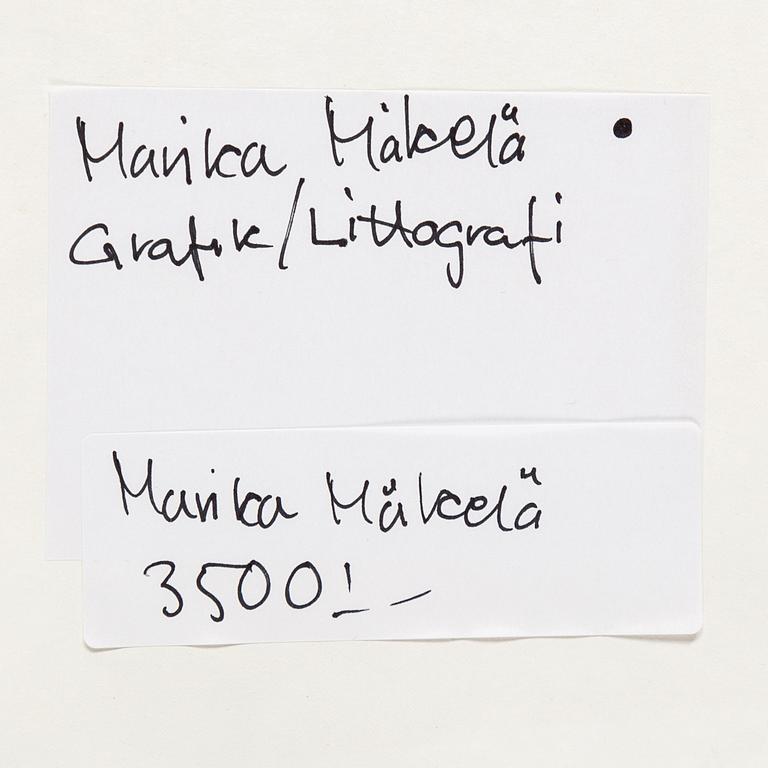 MARIKA MÄKELÄ, etsning med blandteknik, 1998, signerad och numrerad 15/20.