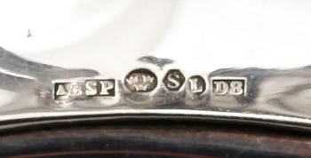 KANDELABRAR, 1 par, silver.