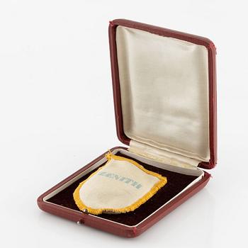 Pocket watch, Zenith, 14K gold, 50.5 mm.