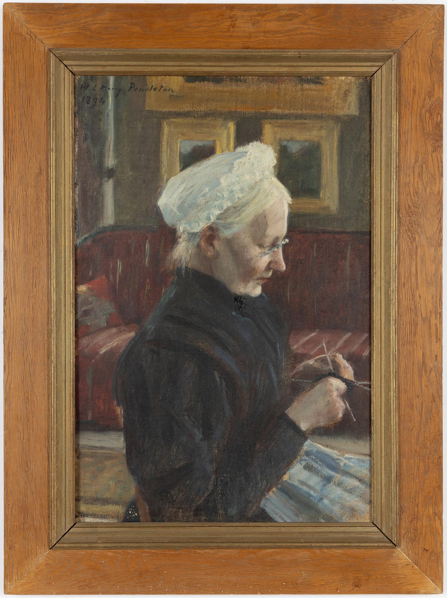 William Larned Marcy Pendleton, Prickly Older Lady.