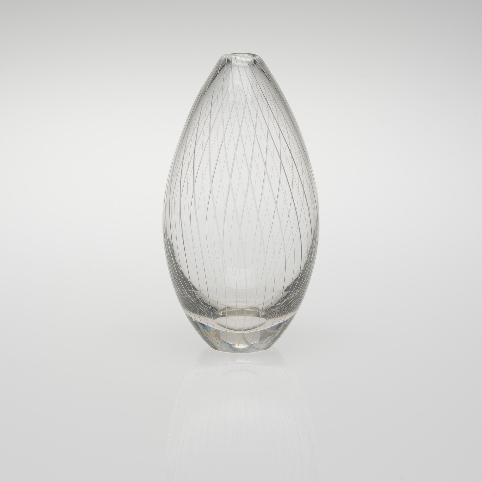 VAS, glas, signerad Tapio Wirkkala Iittala -54.