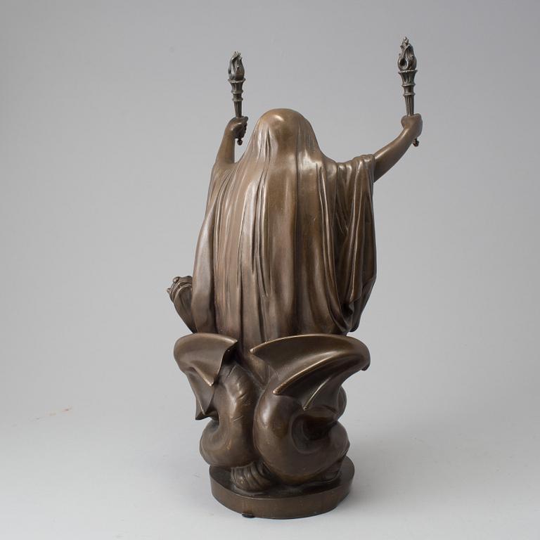 JOHAN TOBIAS SERGEL, efter, skulptur, brons, 1900-tal.