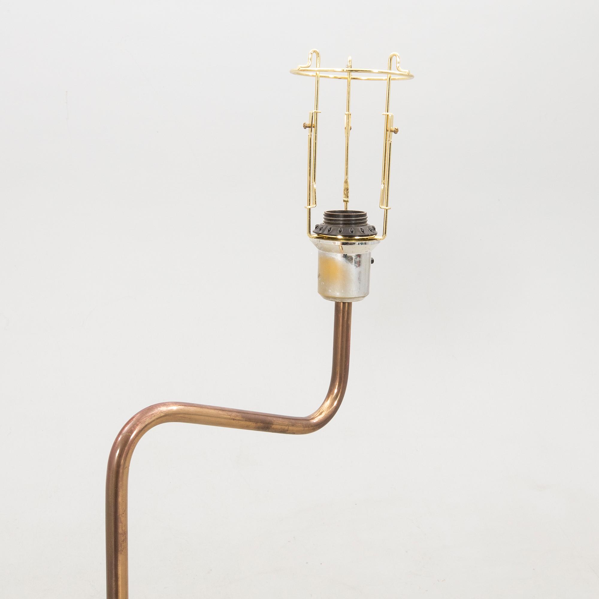 Floor lamps, a pair probably Aneta, late 1900s.