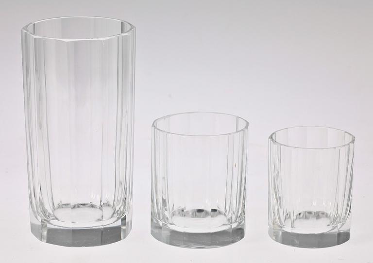 GLASSERVIS, 180 delar, "Karlberg", Elis Bergh, Kosta.