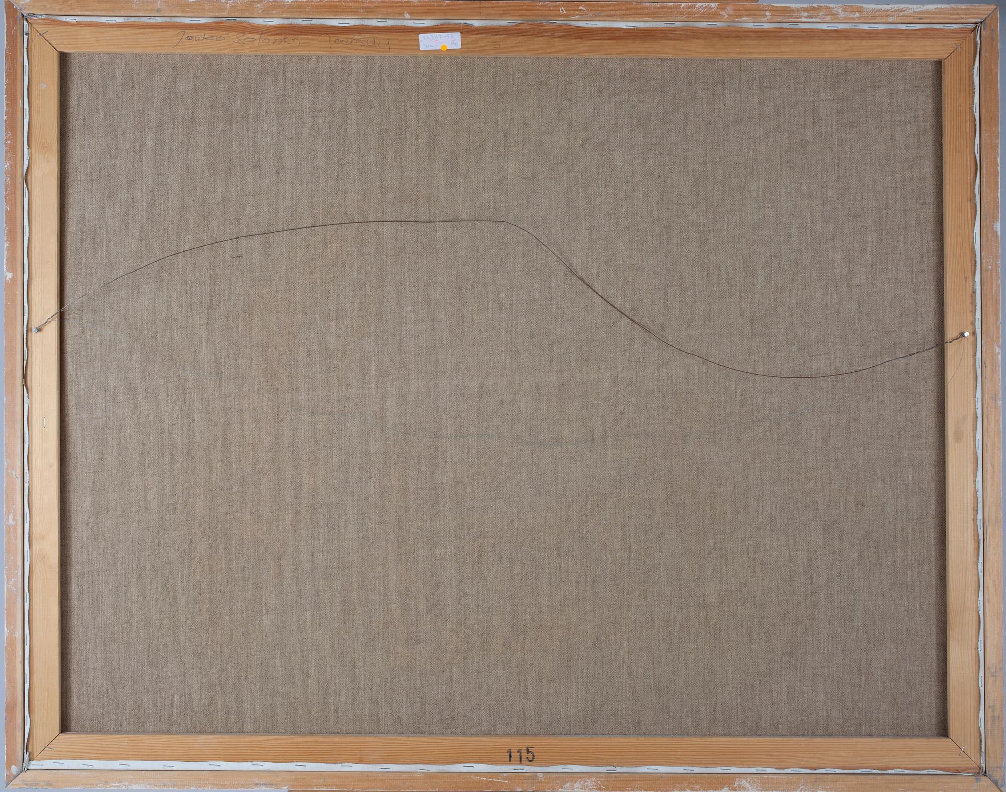 JOUKO SOLONEN , olja på duk, signerad och daterad -86.