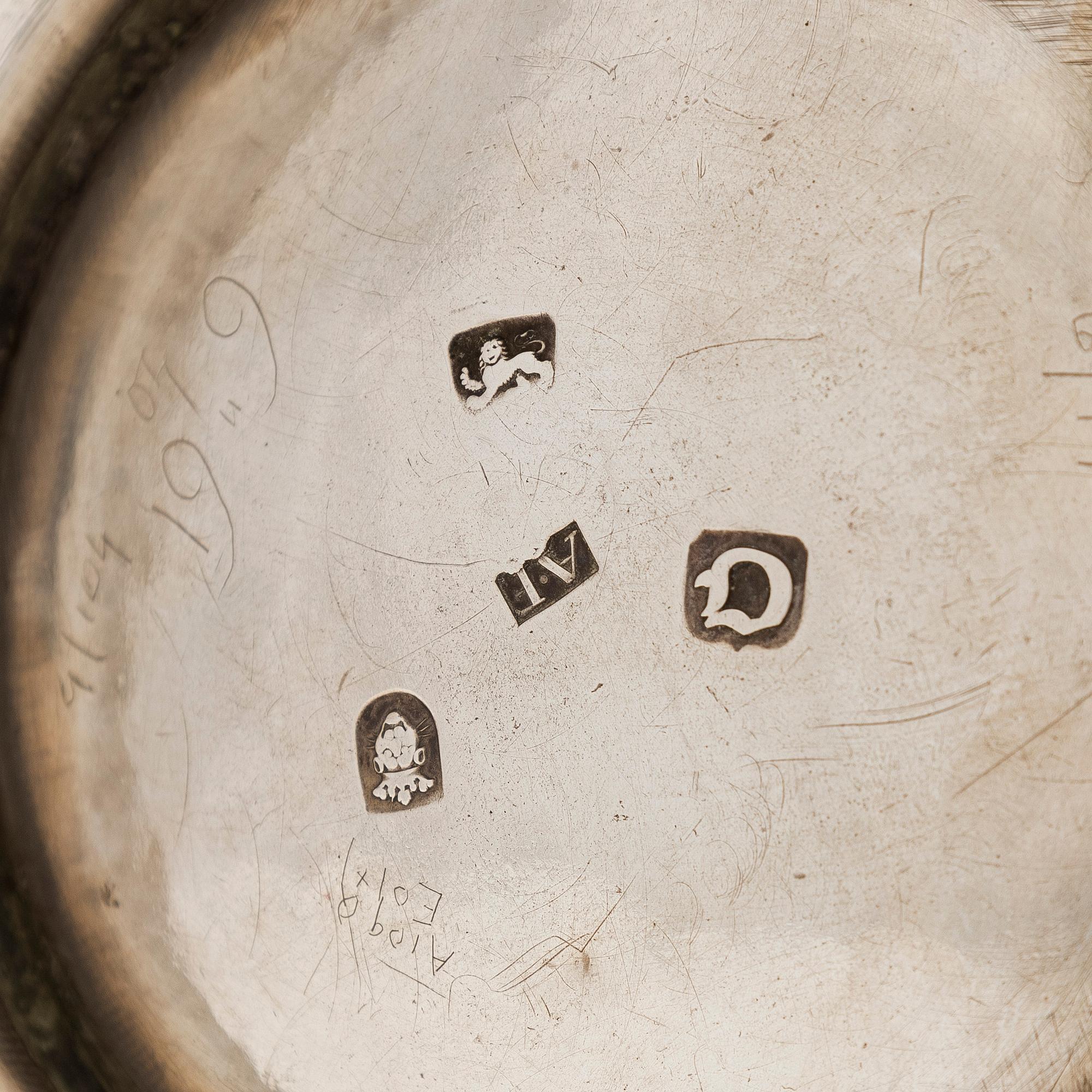 Andrew Fogelberg, Kaffekanna, sterlingsilver, London 1769.