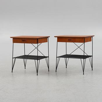 Sängbord, ett par, 1960-60-tal.