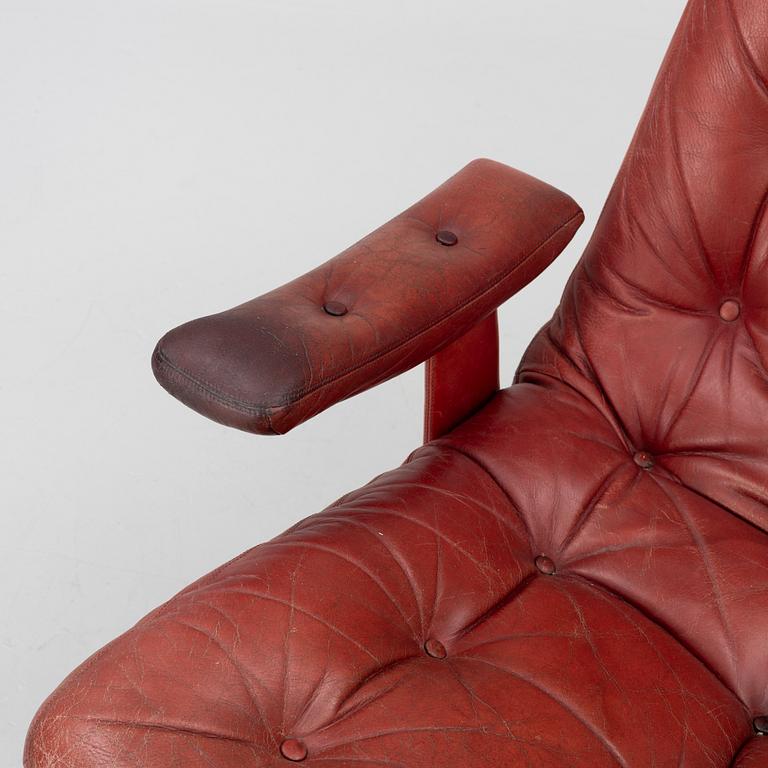 Armchair, "Dolphin", Göte Möbler, Gnosjö, second half of the 20th century.