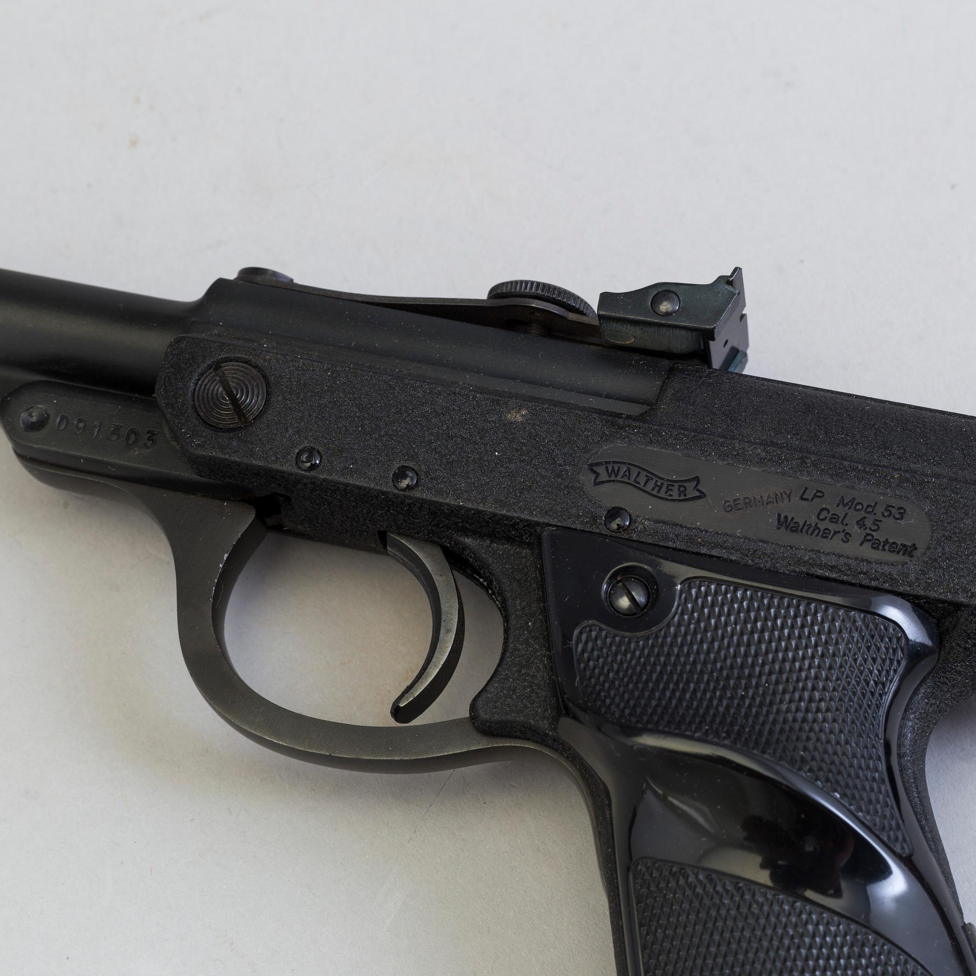 A Walther LP 53 air gun. In production 1953-1976.