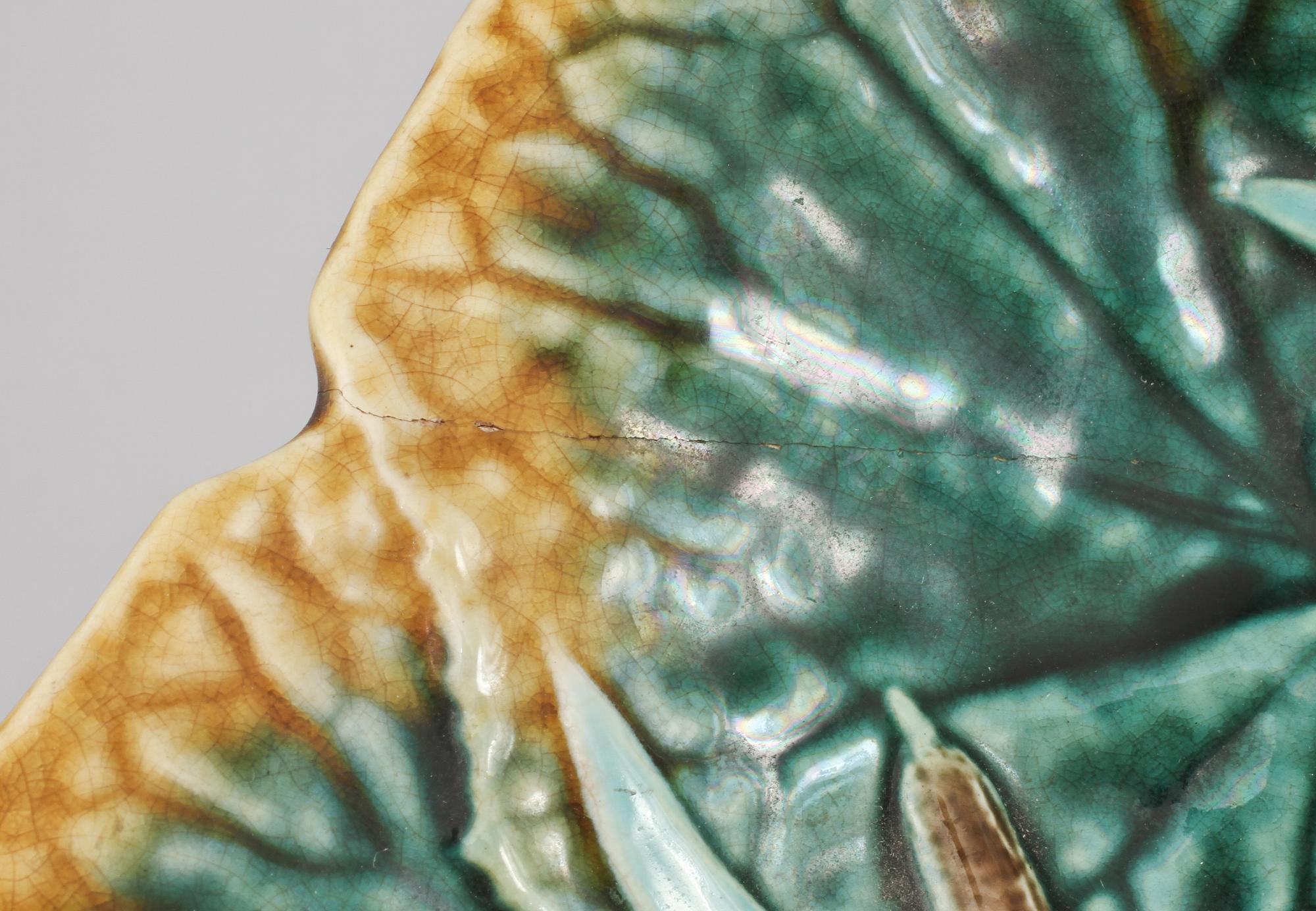 UPPSATSSKÅL, majolika, Gustafsberg, omkring år 1900.