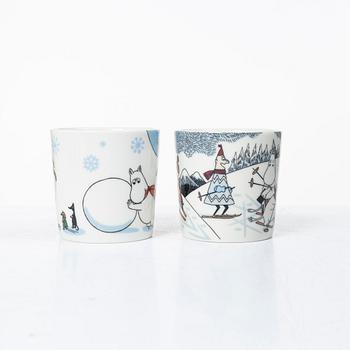 Arabia, ten Moomin mugs, Finland, 2002-2013.