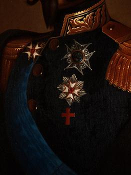 Carl Theodor Staaff, attributed to, "King Oscar I" (1799-1859).