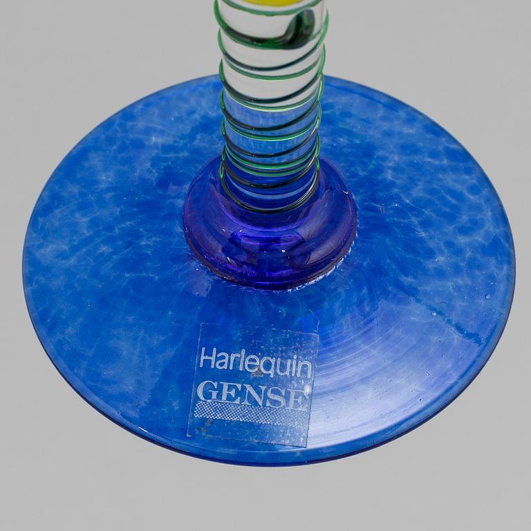 Berit Johansson, a 27-piece 'Harlequin' glass service, Gense.