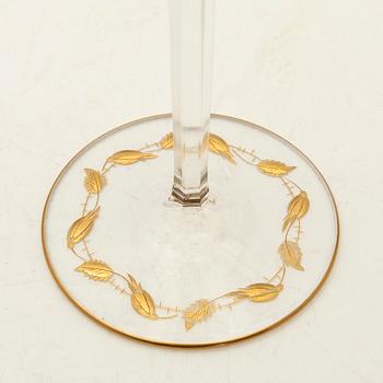 Glasservis, 33 + 2 delar, "Paula", Moser, Tjeckien, 1900-talets slut.