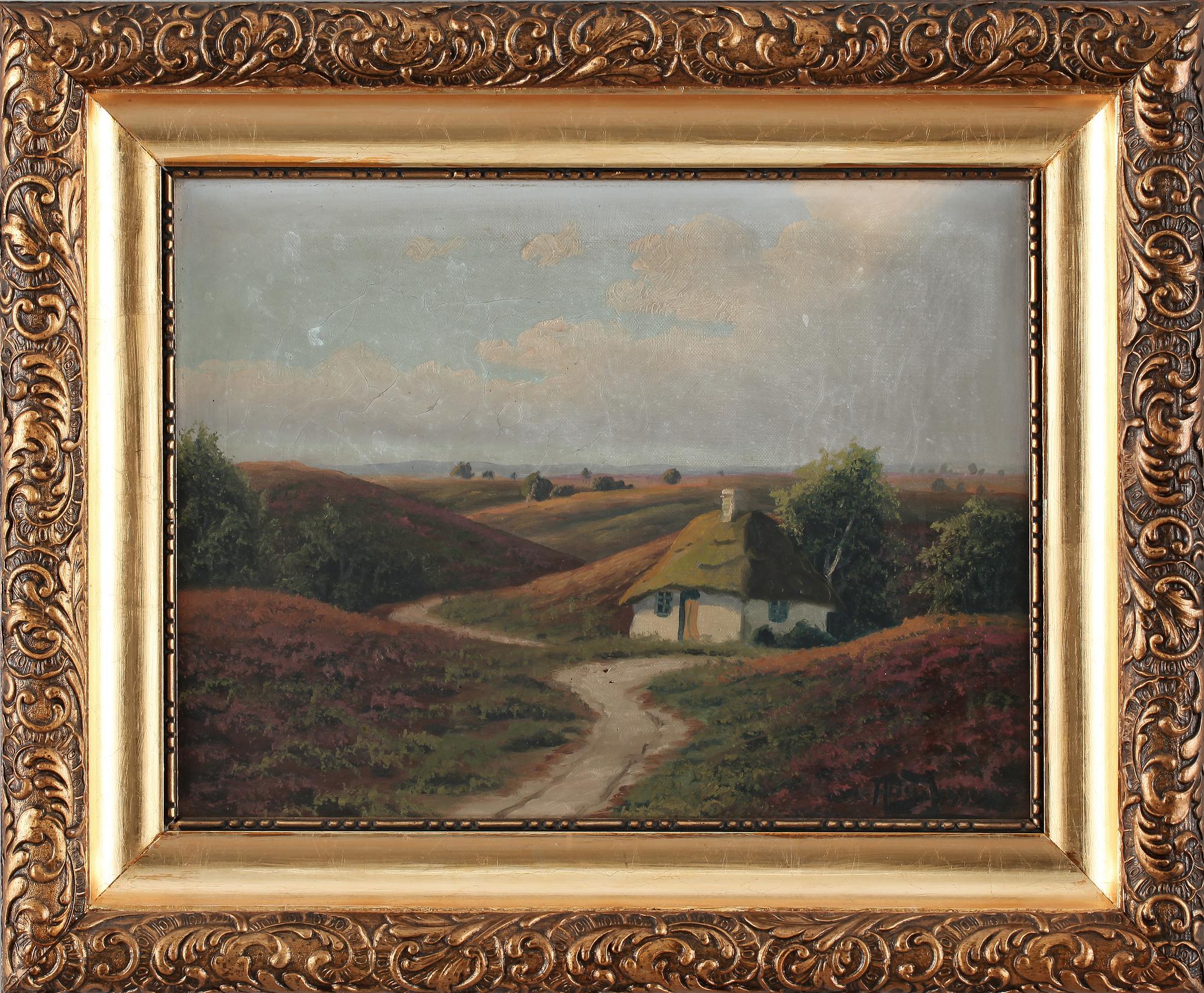 AAGE JESSEN, olja på duk, signerad.