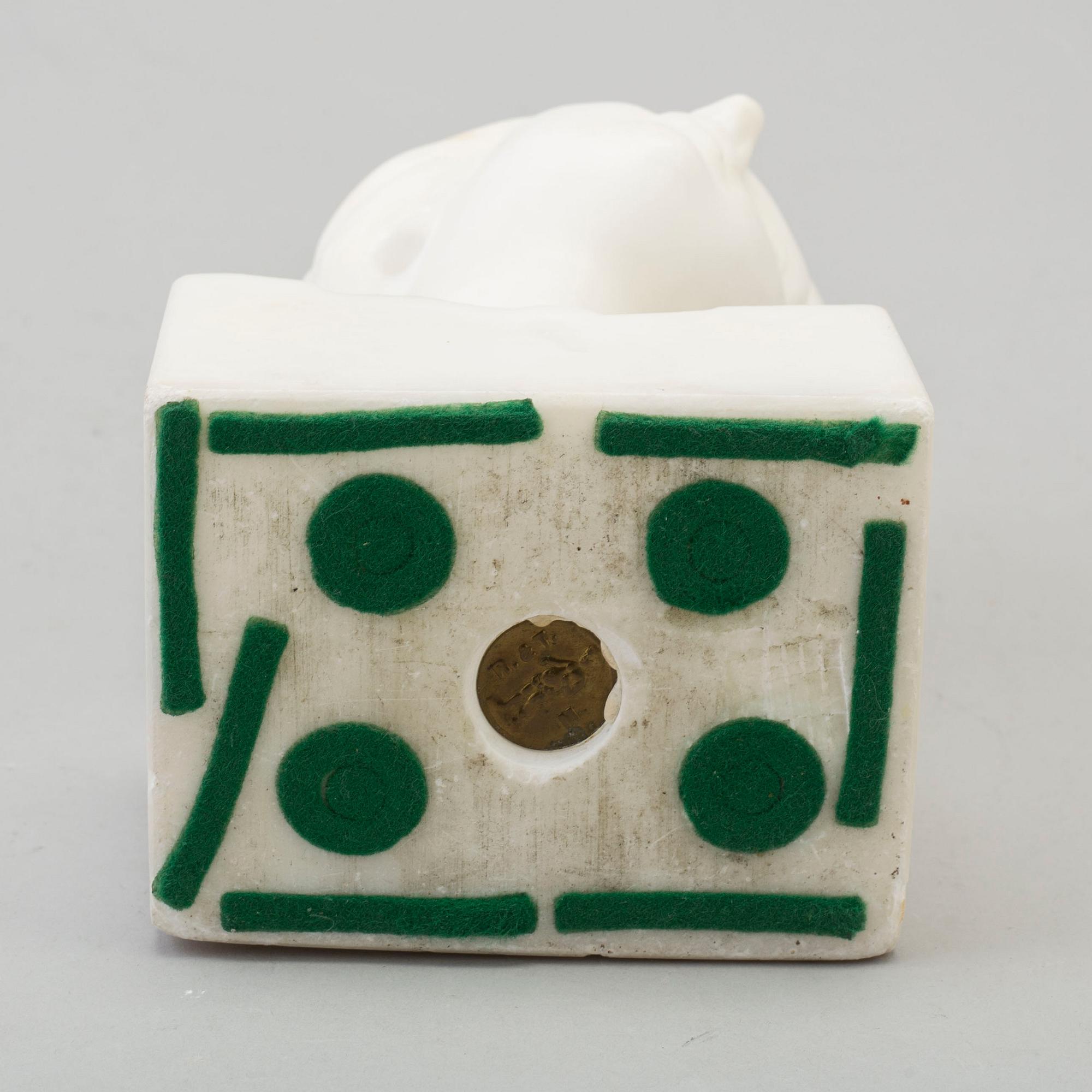 OKÄND KONSTNÄR, skulptur, marmor, tidigt 1900-tal.