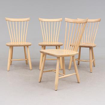 STOLAR, 4 st, "Lilla Åland", Carl Malmsten, Stolab, 2005.