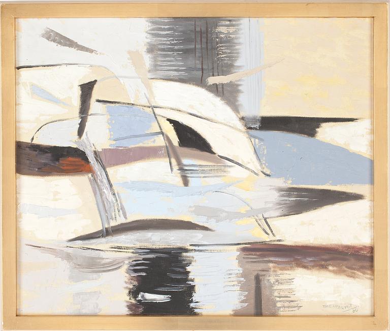 TAGE HEDQVIST, olja på pannå, sign o dat. -60.