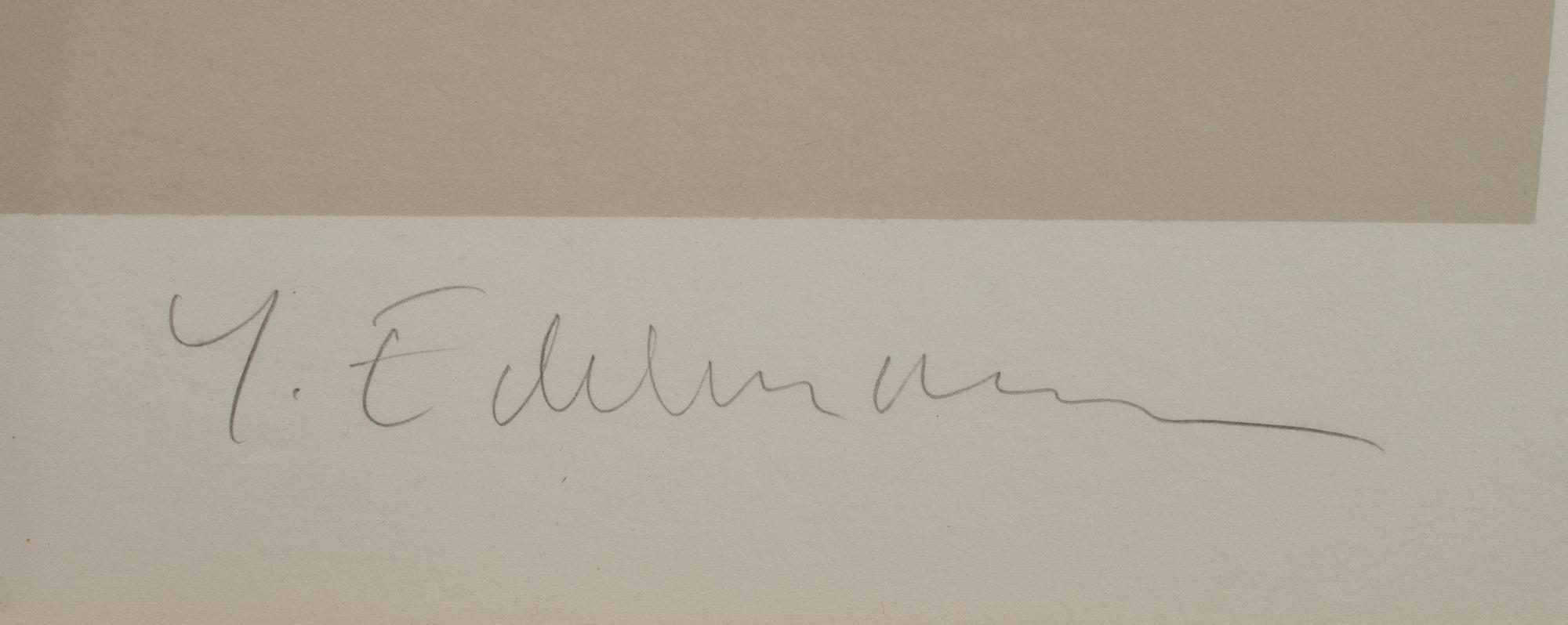 YRJÖ EDELMANN, färglitografi, signerad och numrerad 92/175.