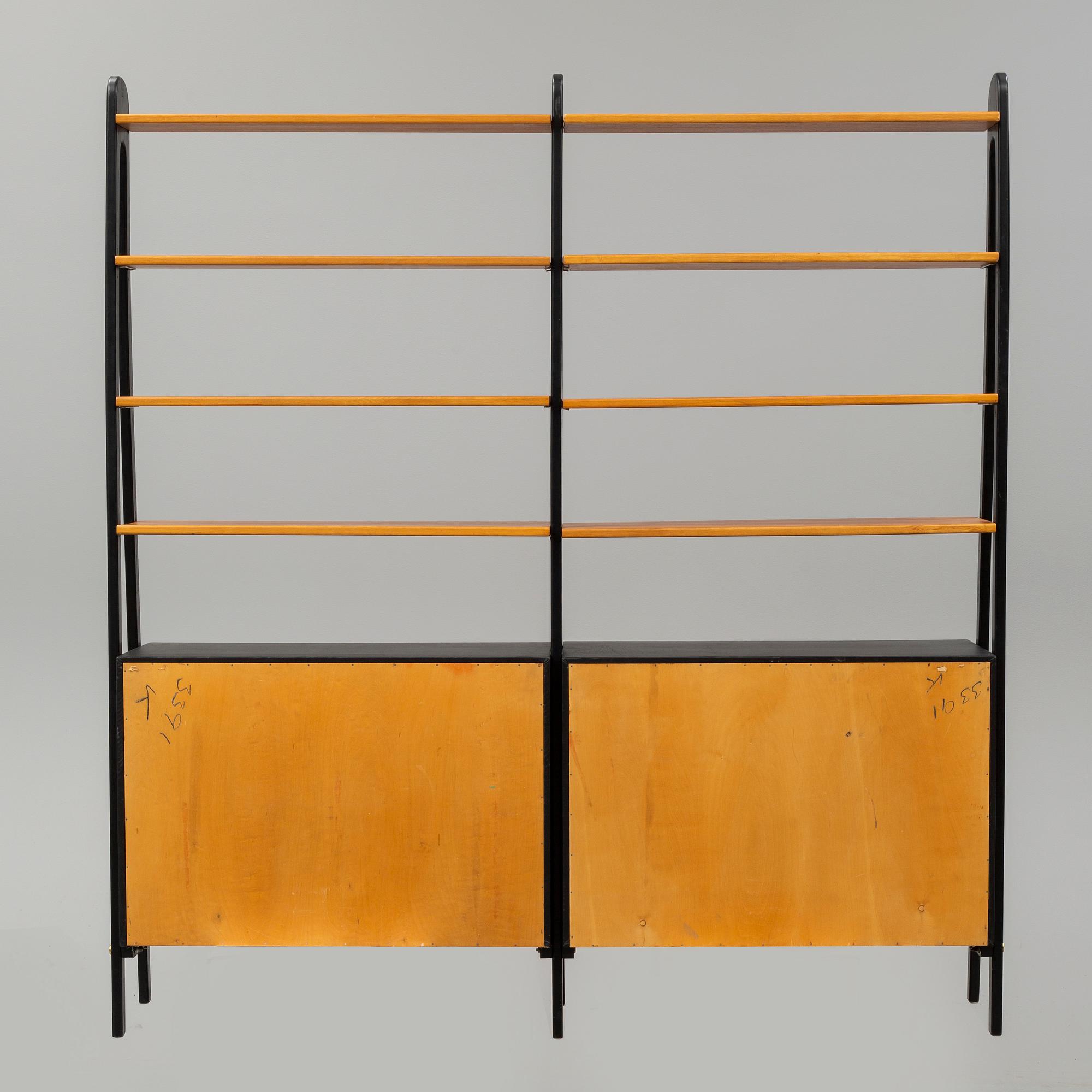 A 1950s bookshelf.