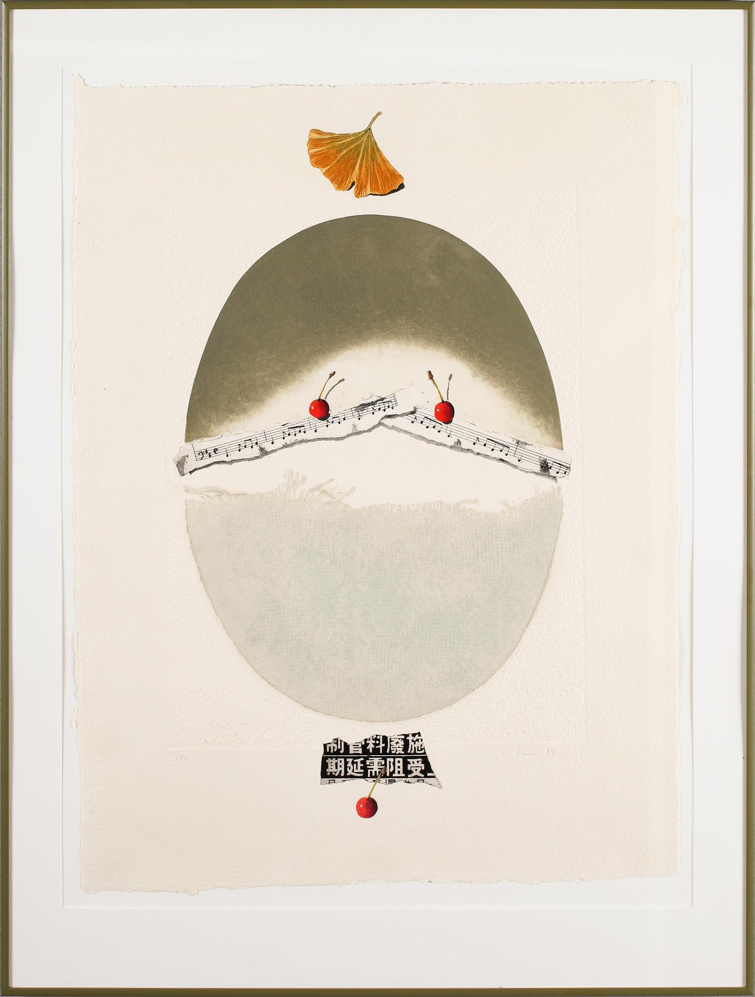 ALAIN SOUCASSE, färglitografi, signerad och numrerad 24/90.