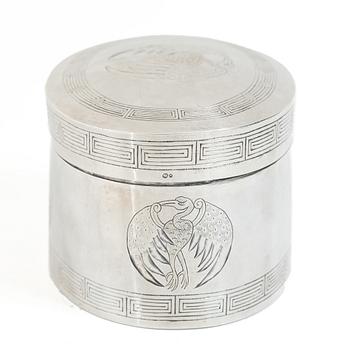 Skrin, silver, Japan, 1900-talets första del.