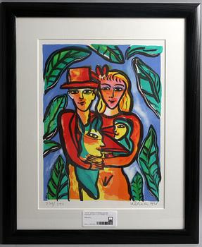 ULRICA HYDMAN-VALLIEN, färglitografi, sign o numr 278/290.