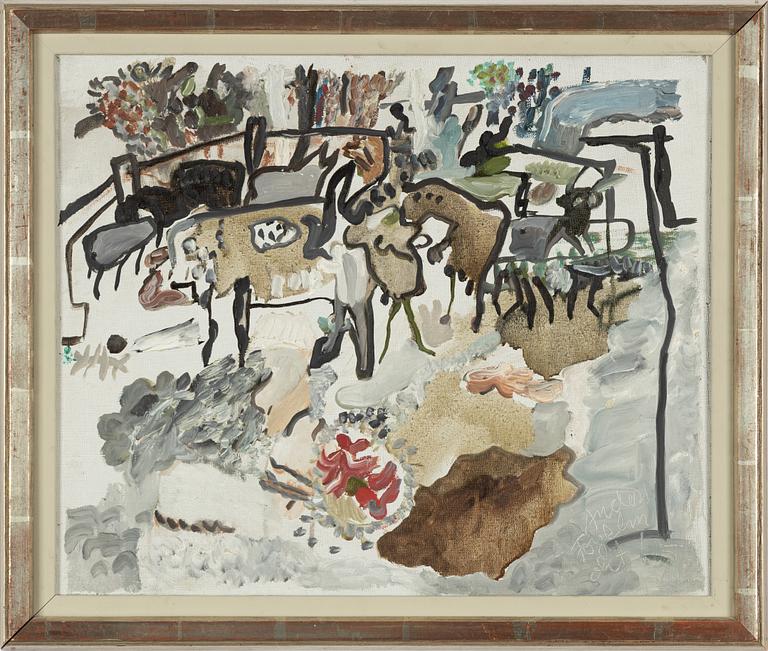 Anders Fogelin, oil on canvas, signed and dated -65.