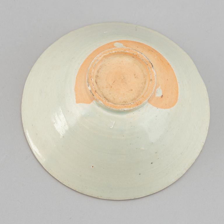 A ceramic bowl, presumably Song dynasty (960-1279).