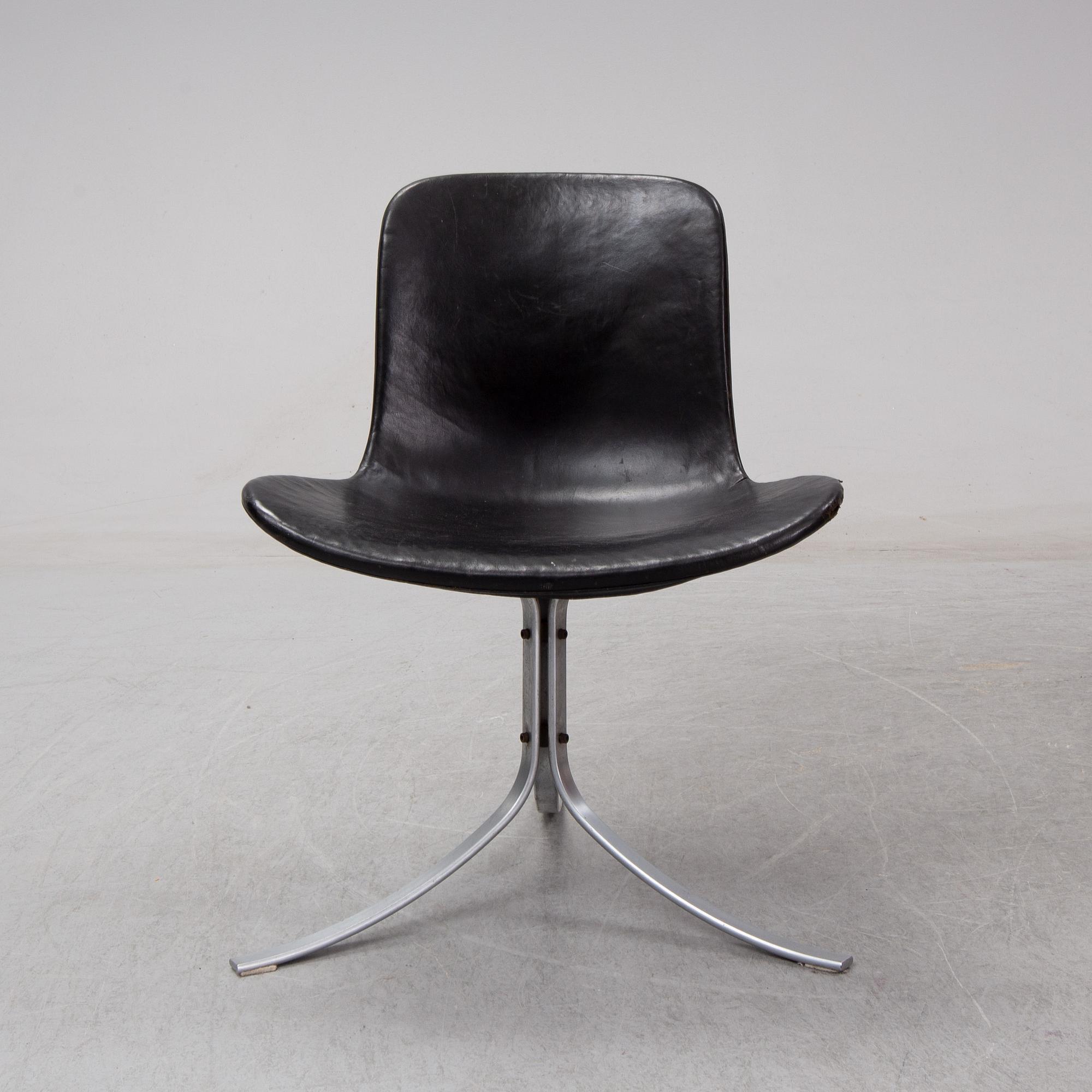 Poul Kjaerholm, a "PK9" chair, edition E Kold Christensen Denmark.